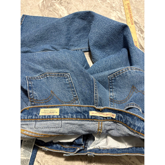 LEVIS RIBCAGE STRAIGHT ANKLE WOMEN'S JEANS Sz 30 - Picture 5 of 7